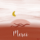 Merci au cr&eacute;puscule avec fond doux et apaisant